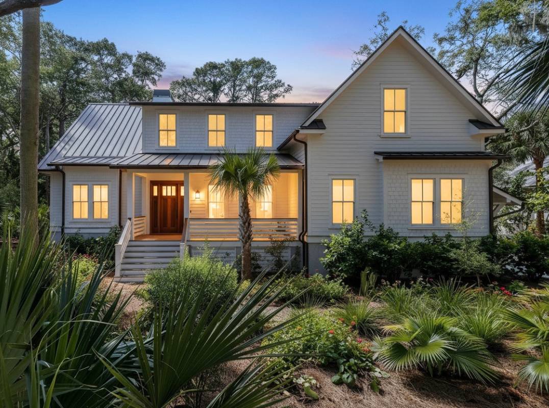 Set Along a Quiet Lagoon in Seabrook Island